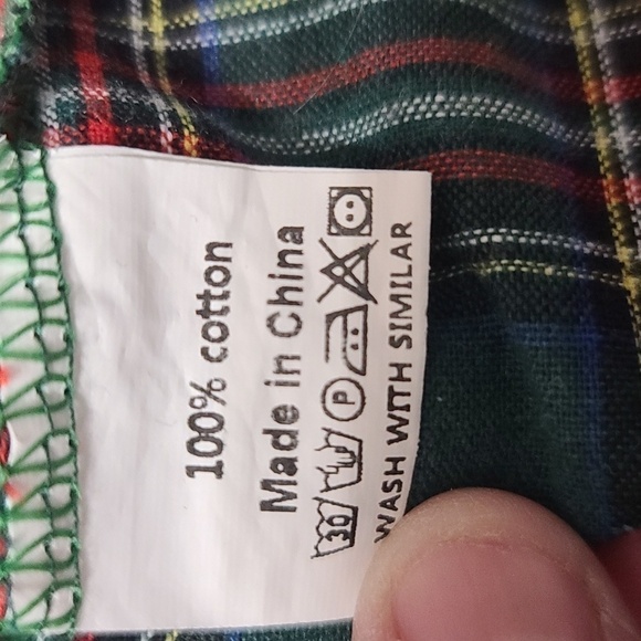 Style Dome Womens Green Plaid Tunic/Shirt Dress Buttons Size L EUC - Picture 6 of 7